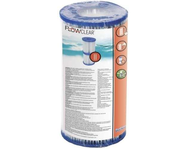 CARTUCHO DE FILTRO BESTWAY TIPO II BOMBA FILTRO PACK 2 UND - Imagen 2