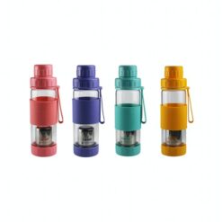 BOTELLA KEEP DE VIDRIO CON INFUSOR DE TE
