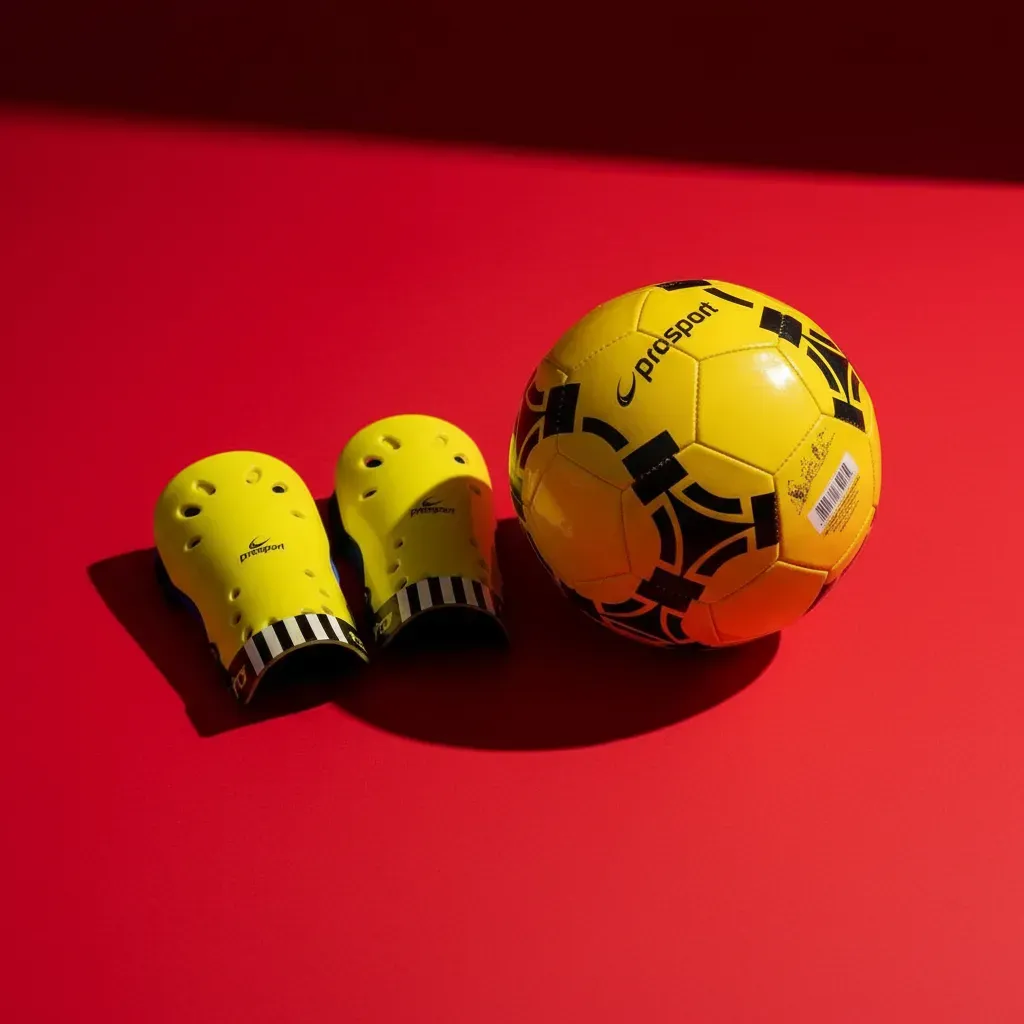 SET DE FUTBOL 3 EN 1 = BALÓN N 5 / MEDIAS S / CANILLERAS S - Imagen 6