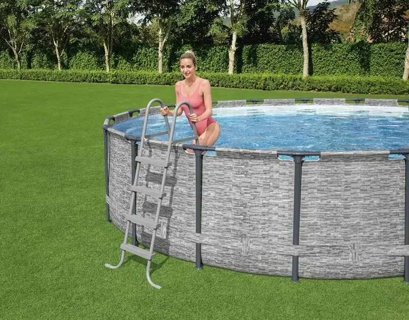 ESCALERA PARA PISCINA BESTWAY 122CM 4 PELDAÑOS - Imagen 3