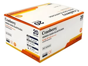 VENDA GASA ELASTICADA 8CM X 4M BLANCO CRANBERRY 20 UNDS