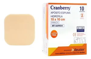 CRANBERRY ESPUMA HIDROFÍLICA BEIGE 1 CAJA DE 10 UNID
