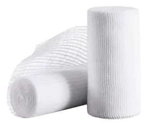 VENDA GASA ELASTICADA BLANCA CRANBERRY 10CM X 4MTS 20 UNDS