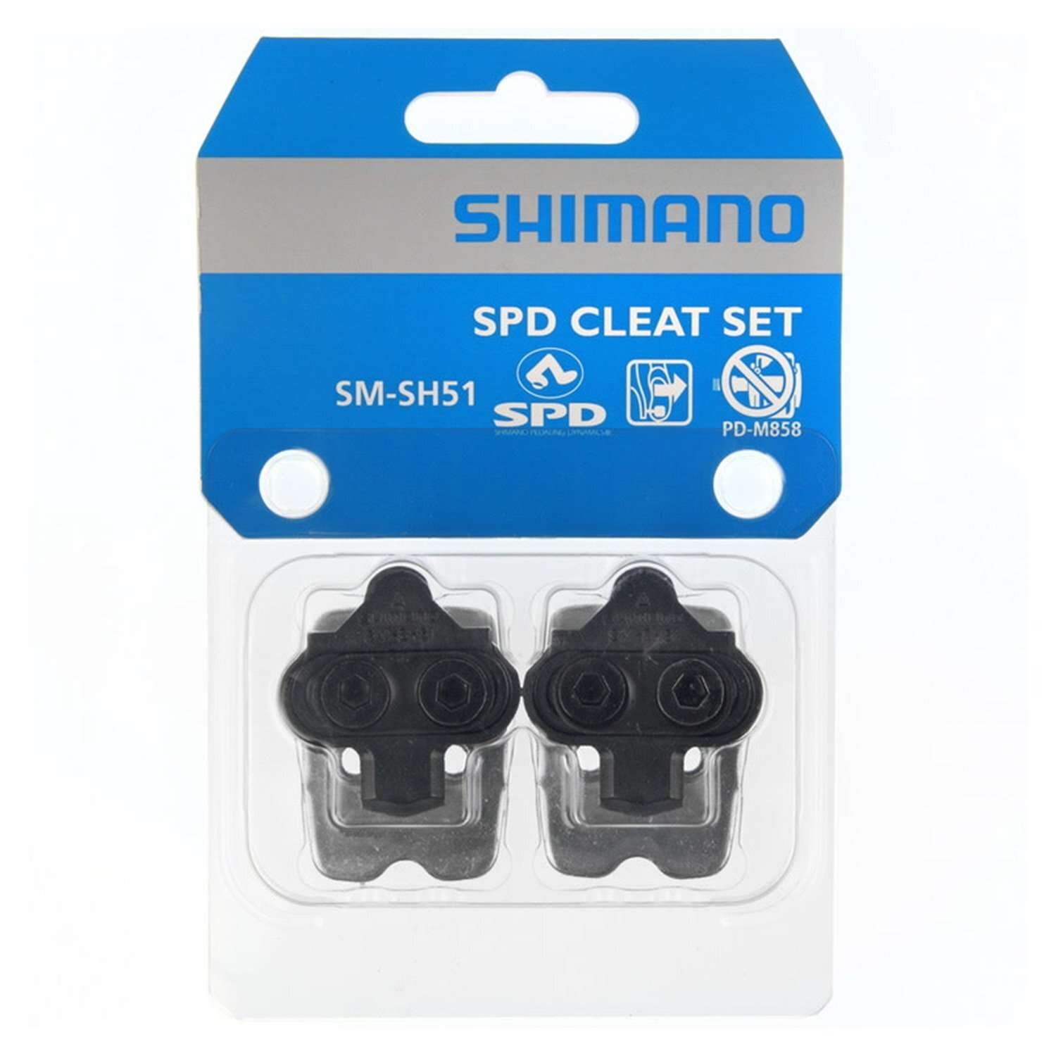 CALAS SHIMANO SPD SM-SH51 BICICLETA (PAR) DESENGANCHE ÚNICO