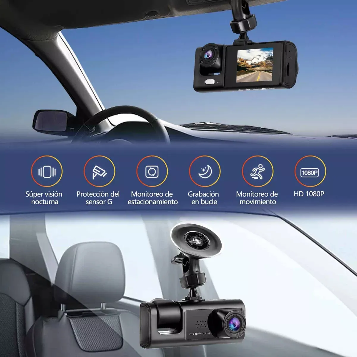CÁMARA PARA AUTOMÓVIL HYSMART 3 1080P - Imagen 6