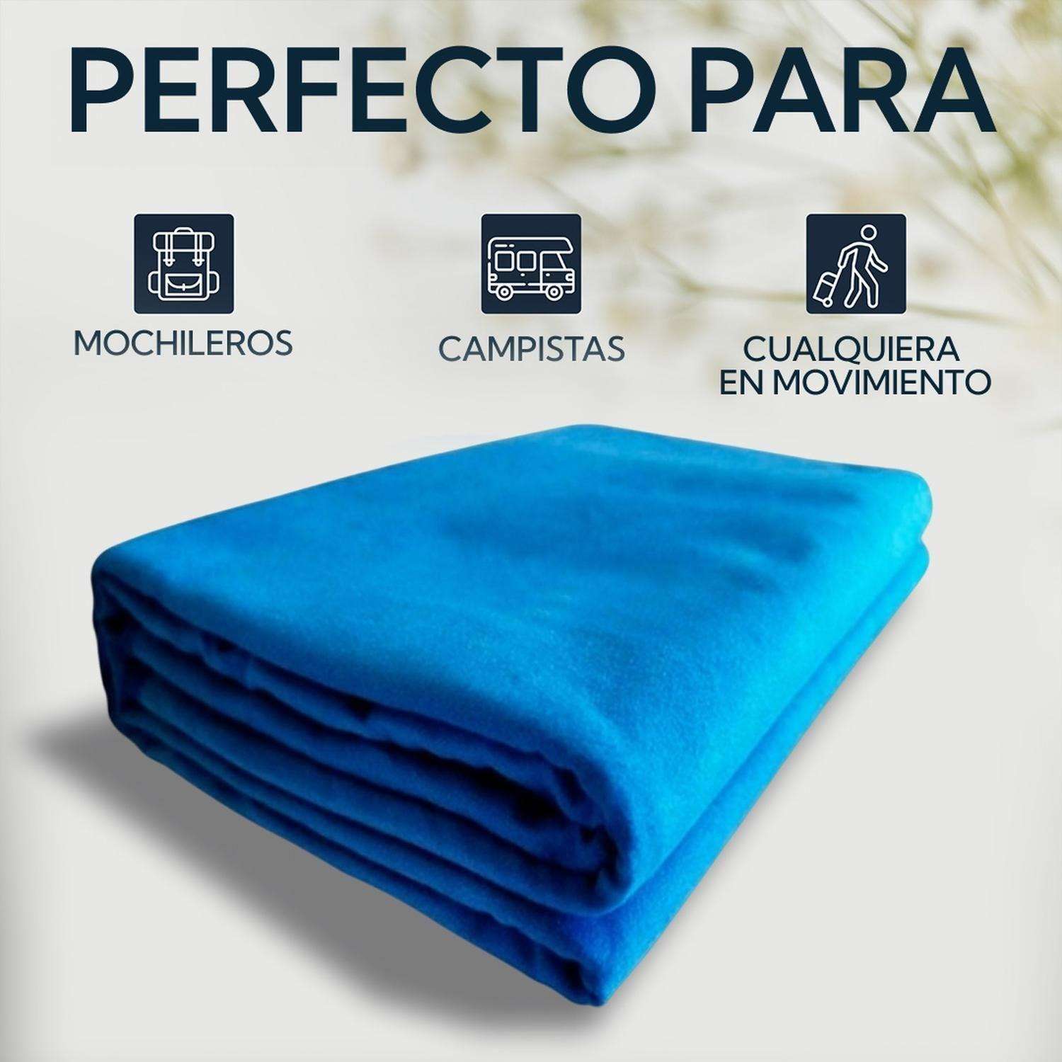 TOALLA EXTRA GRANDE MICROFIBRA SUEDE PRO OUTDOOR LISA - Imagen 5