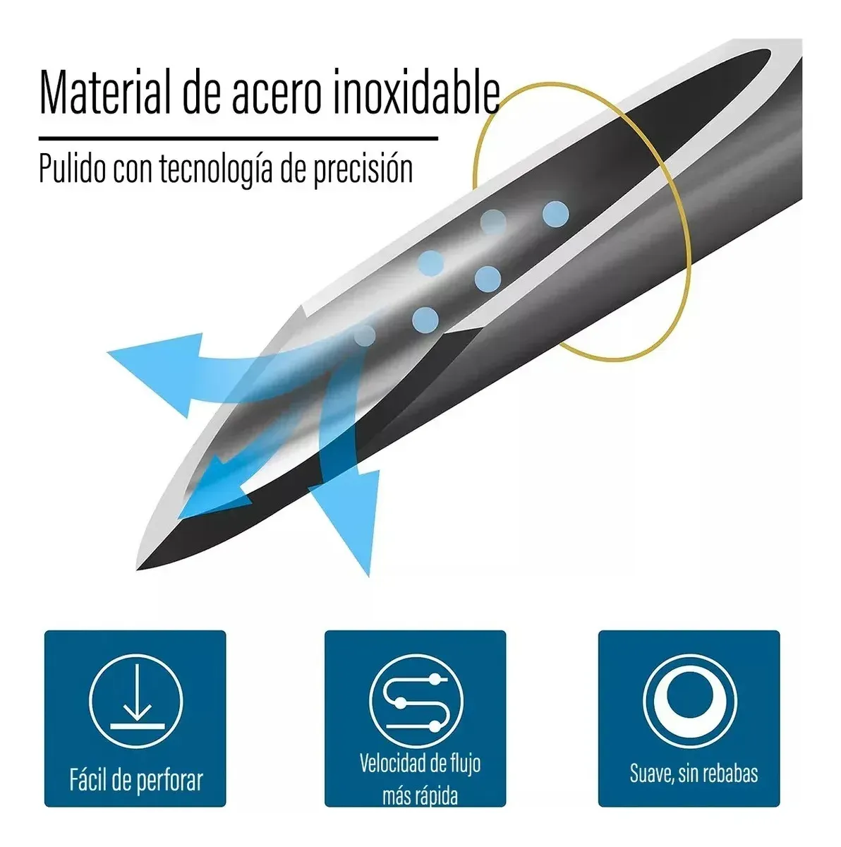 AGUJA HIPODERMICA 23G X 1 - CAJA 100 UNDS CRANBERRY - Imagen 4