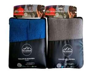 TOALLA EXTRA GRANDE MICROFIBRA SUEDE PRO OUTDOOR LISA