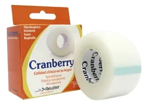 VENDA MÉDICA ADHESIVA BLANCA 2.5X9CM CRANBERRY BLANCO