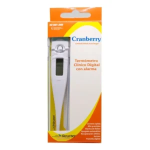 TERMÓMETRO DIGITAL CRANBERRY AXILA CON ALARMA