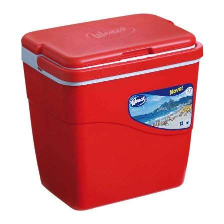 COOLER WENCO 22L PORTÁTIL ROJO - Imagen 2