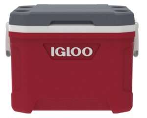 COOLER IGLOO 49 LITROS LATITUDE ROJO