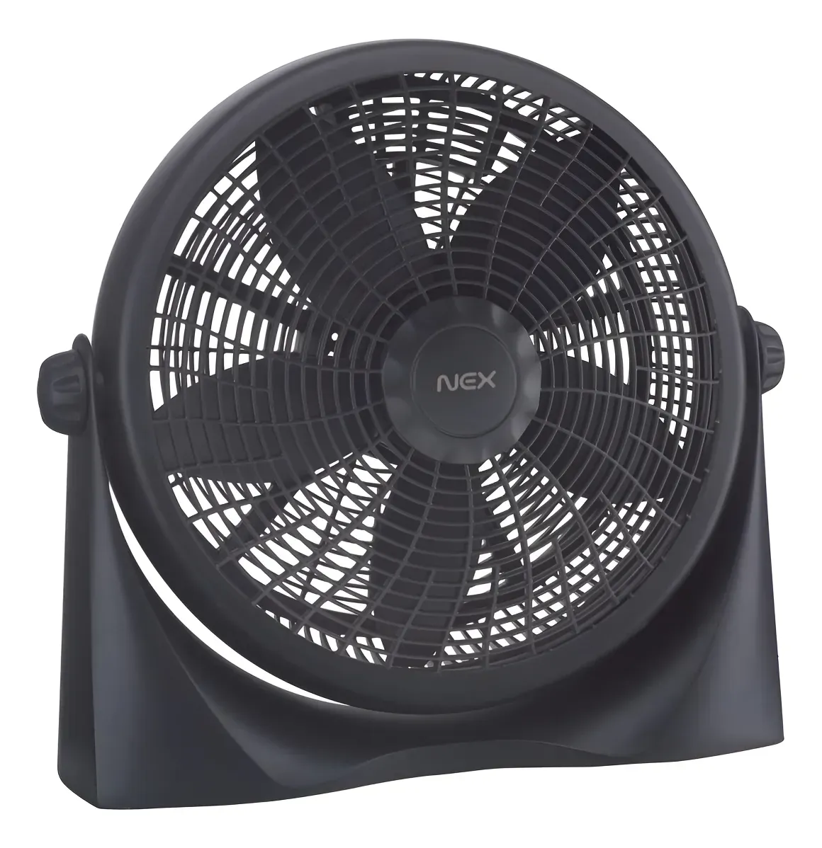 VENTILADOR NEX BOX 40.6CM OSCILANTE 5 ASPAS NEGRO 40.64 CM 50HZ / 60HZ PLÁSTICO - Imagen 2
