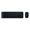 KIT TECLADO Y MOUSE LOGITECH MK220 INALÁMBRICO NEGRO