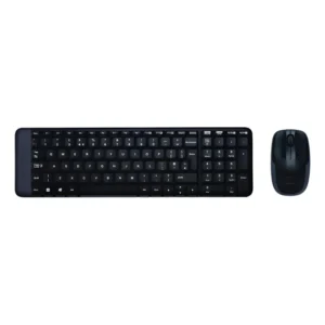 KIT TECLADO Y MOUSE LOGITECH MK220 INALÁMBRICO NEGRO