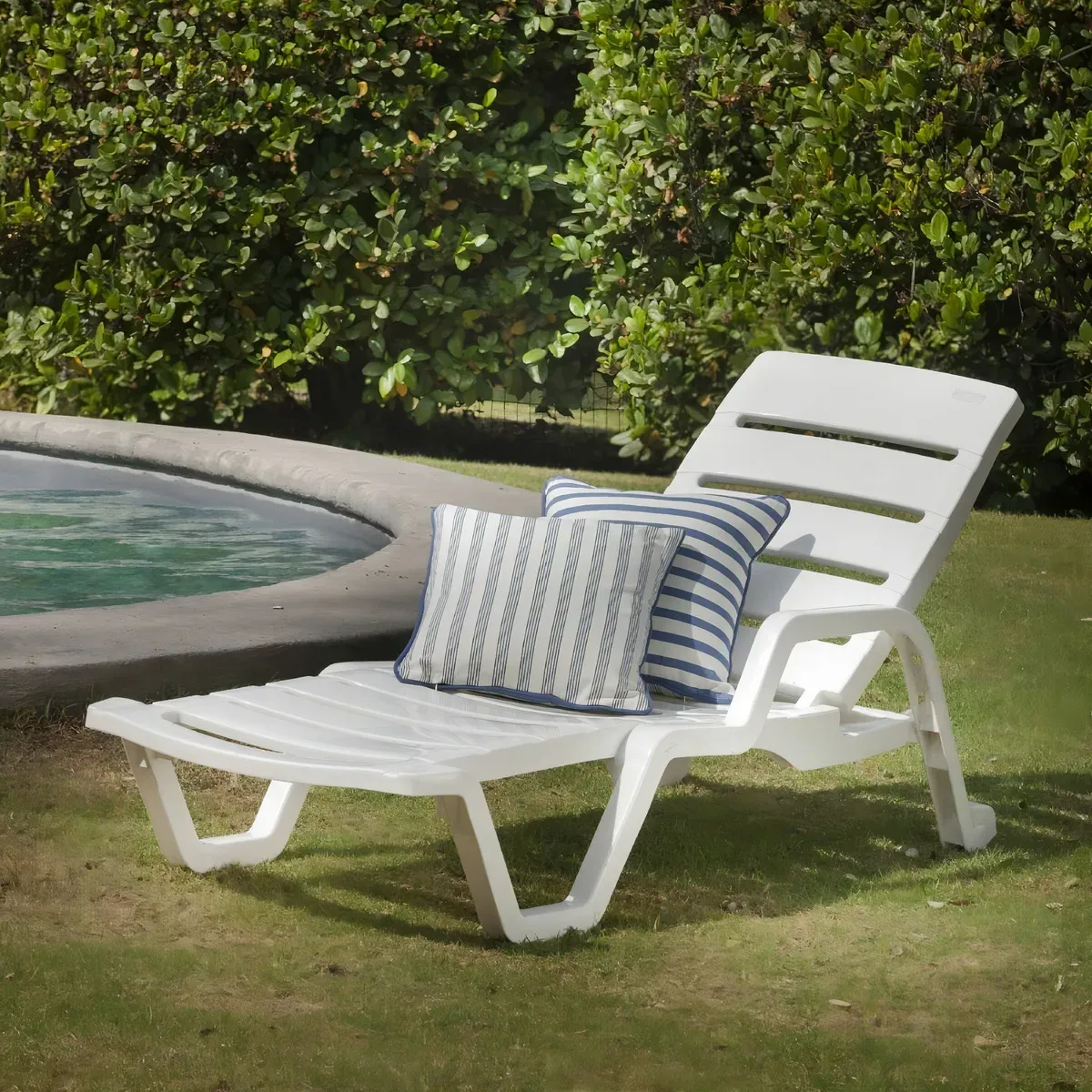 REPOSERA CAMASTRO RECLINABLE RESINA CABO BLANCO REYPLAST - Imagen 7