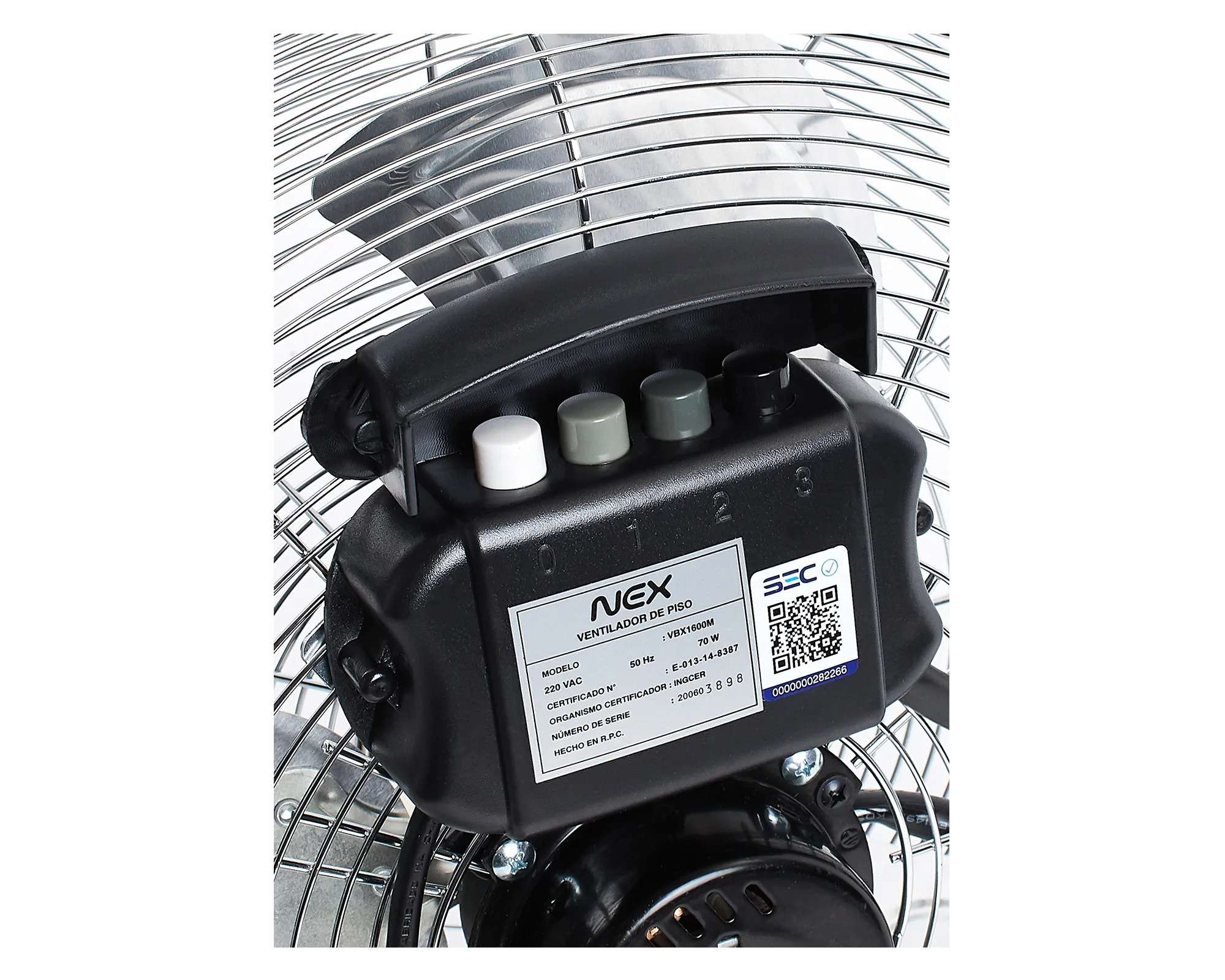 VENTILADOR BOX 16'' VBX1600M NEX METÁLICO - Imagen 3