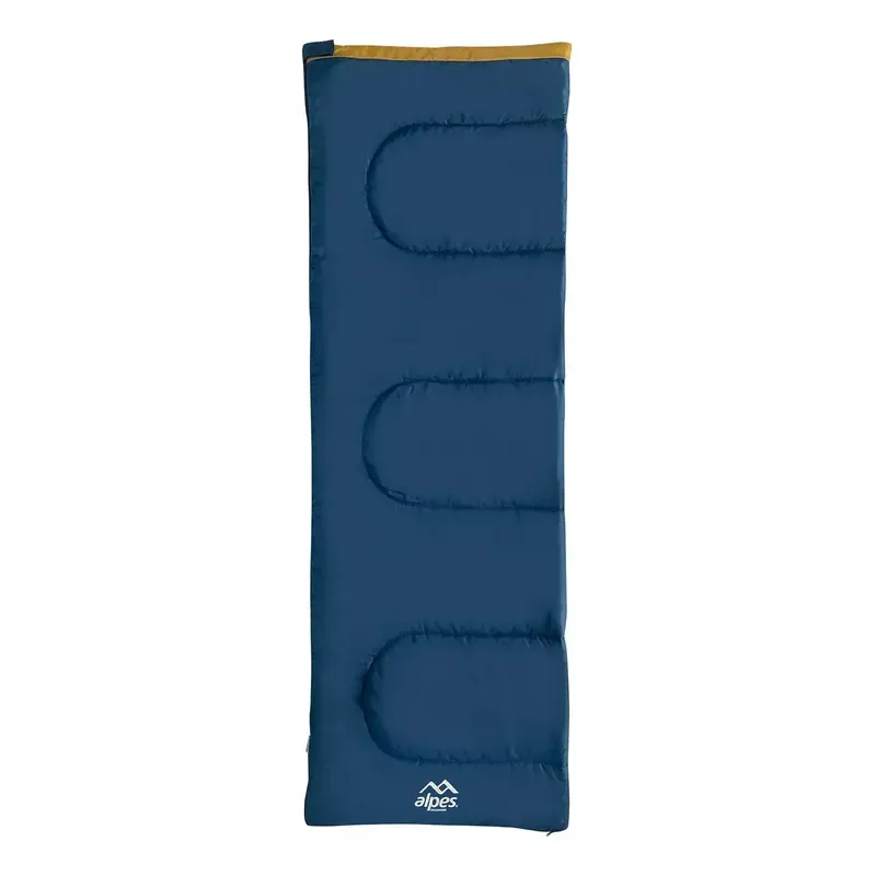 SACO DE DORMIR ALPES RECTANGULAR 25° - 10° AZUL MARINO IZQUIERDO