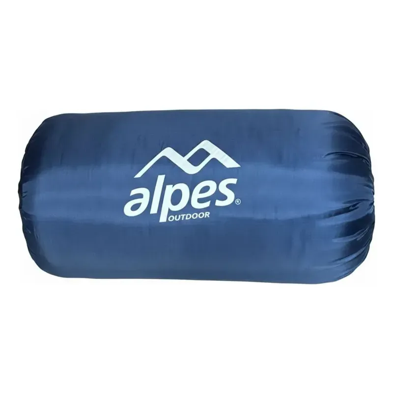 SACO DE DORMIR ALPES RECTANGULAR 25° - 10° AZUL MARINO IZQUIERDO - Imagen 3