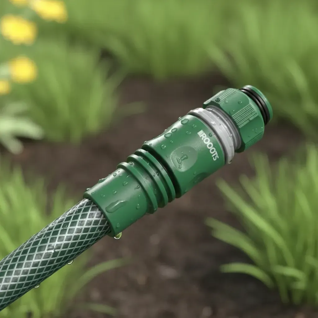 KIT 30 MT MANGUERA REFORZADA 1/2 CON ACCESORIOS VERDE GRIS - Imagen 4