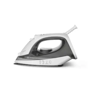 PLANCHA A VAPOR MADEMSA CON BASE ANTIADHERENTE Y VAPOR VERTICAL MIR10 BLANCA