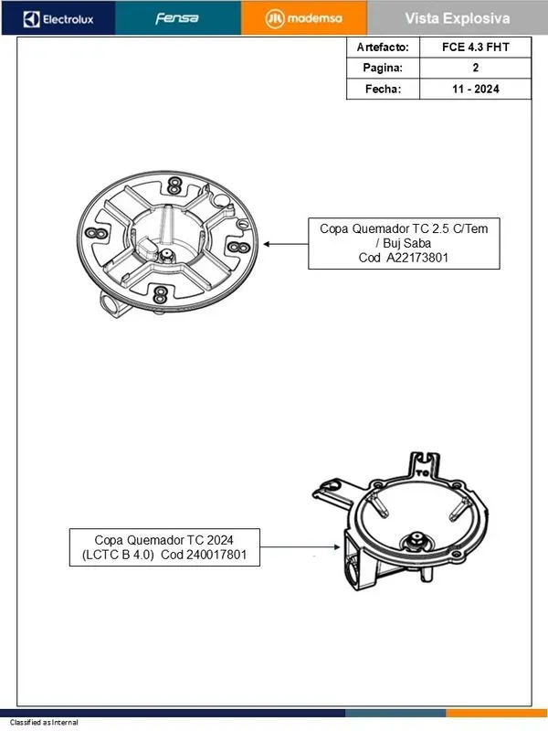ENCIMERA A GAS 4 PLATOS FENSA ENCENDIDO ELÉCTRICO Y PARRILLA HIERRO FUNDIDO FCE 4HF T INOX - Imagen 9