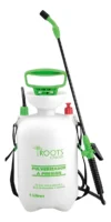PULVERIZADOR A PRESIÓN 5 LITROS FUMIGADOR REGADERA JARDÍN BLANCO