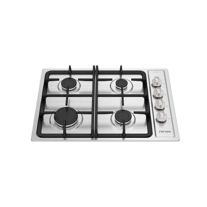 ENCIMERA A GAS 4 PLATOS MADEMSA ENCENDIDO ELÉCTRICO Y PARRILLA ESMALTADA MCE 435E T INOX