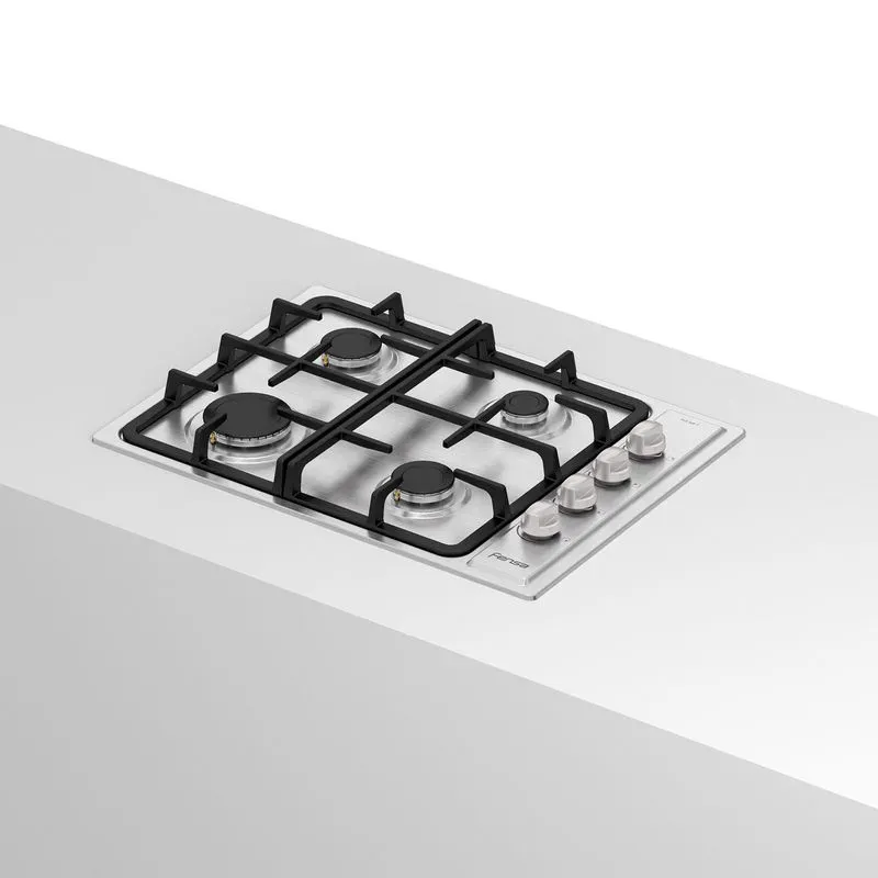 ENCIMERA A GAS 4 PLATOS FENSA ENCENDIDO ELÉCTRICO Y PARRILLA HIERRO FUNDIDO FCE 4HF T INOX - Imagen 4