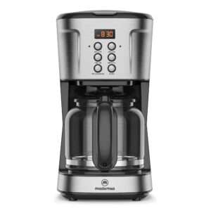 CAFETERA ELÉCTRICA MADEMSA 1.5L PROGLAMABLE 900W MCM30 ACERO INOXIDABLE