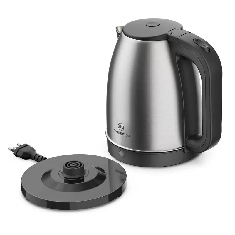 HERVIDOR ELÉCTRICO MADEMSA 1,8L CON APAGADO AUTOMÁTICO MEK10 ACERO INOXIDABLE - Imagen 5
