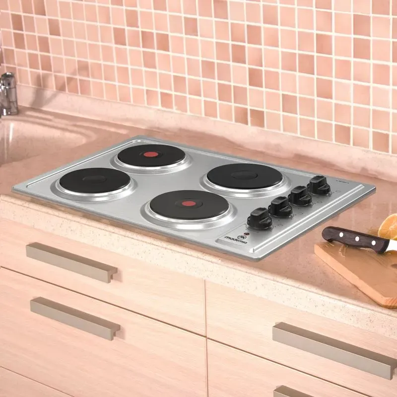 ENCIMERA ELÉCTRICA 4 PLATOS MADEMSA LUZ INDICADORA DE FUNCIONAMIENTO M EE48ED A INOX - Imagen 5