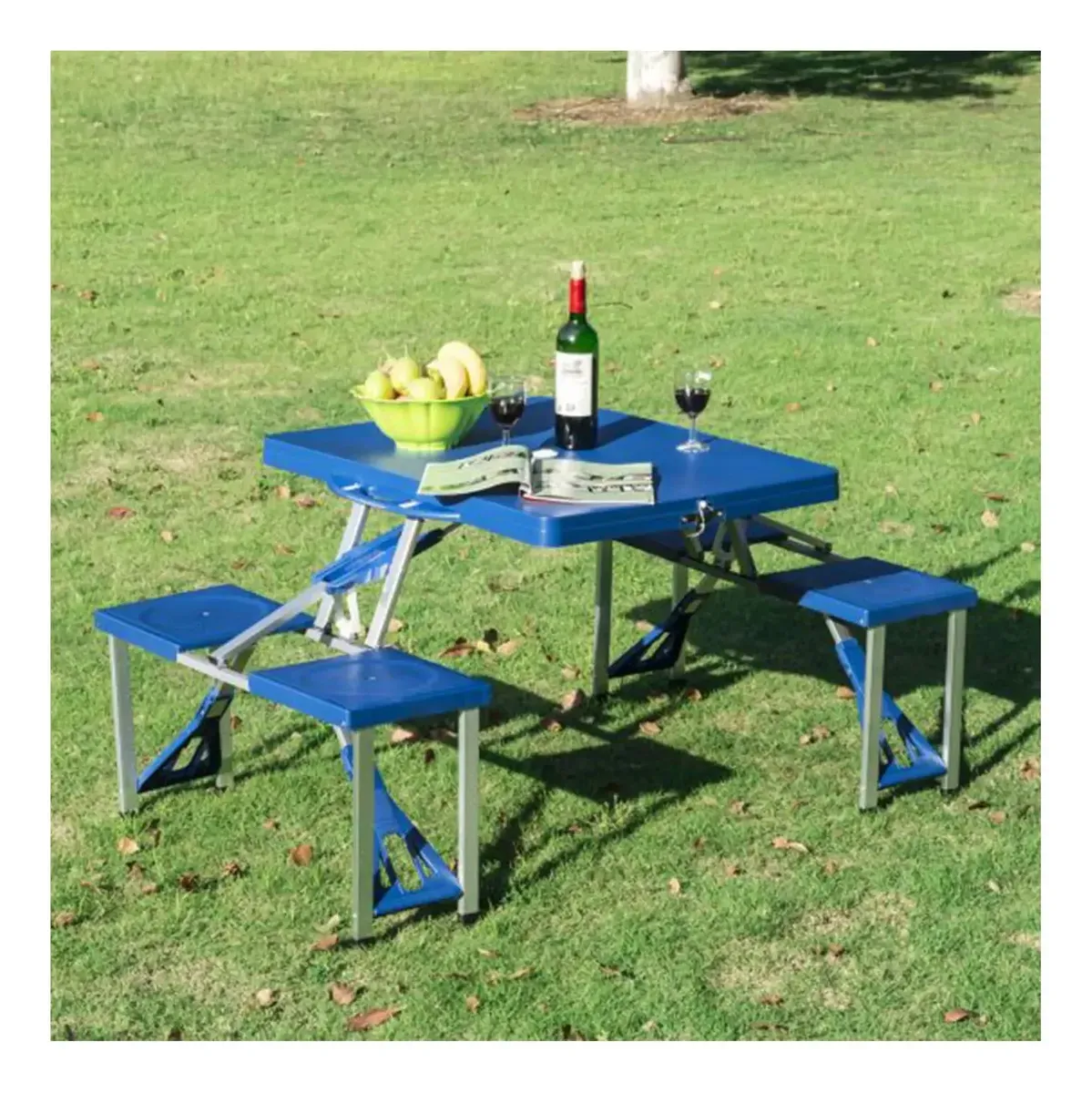 MESA DE CAMPING Y SILLAS PLEGABLE ALPES - Imagen 4