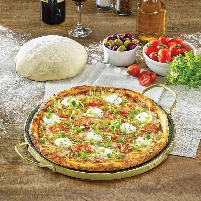 PIEDRA PIZZA FENSA PIEDRA CON ASAS DE COBRE - Imagen 4