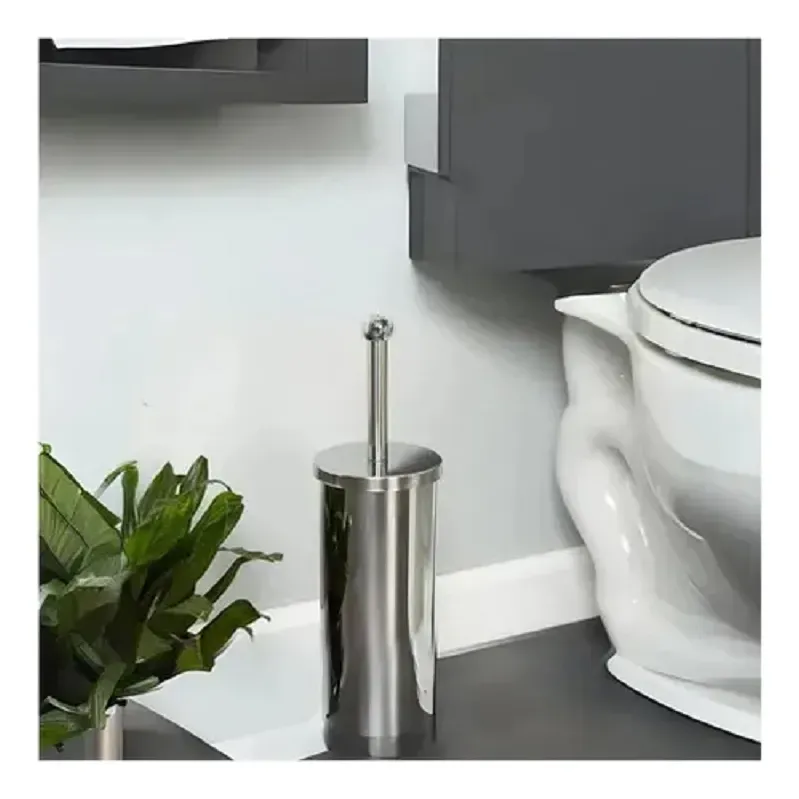 ESCOBILLA LIMPIA WC ACERO INOXIDABLE PLATEADO TAUMM - Imagen 2