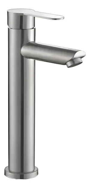 MONOMANDO LAVAMANOS ALTO MODERNO INOXIDABLE TAUMM 31CM