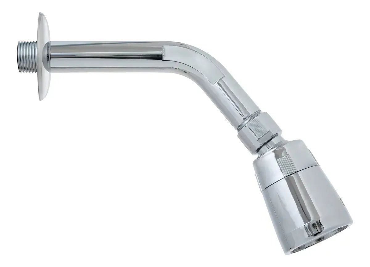 BRAZO DUCHA CROMADA PLÁSTICO AL MURO CON DIFUSOR TAUMM - Imagen 3