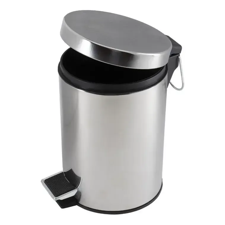 BASURERO PAPELERO PEDAL 5 L ACERO INOXIDABLE TAUMM - Imagen 2