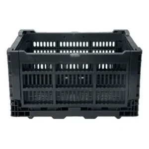 CANASTO DE PLASTICO PLEGABLE CALADO 18L ROBUST NEGRO