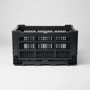 CANASTO DE PLASTICO PLEGABLE CALADO 18L ROBUST NEGRO