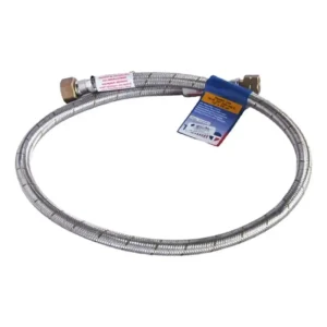 FLEXIBLE GAS 3/8 HI IZQUIERDO X 1/2 HI 100 CMS TAUMM SEC