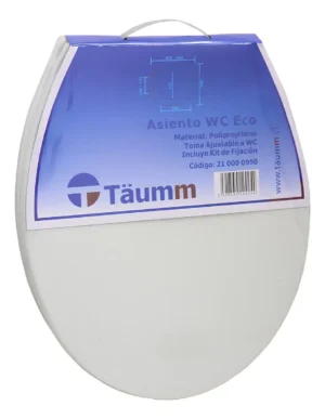 ASIENTO CON TAPA WC ECO OVALADA TAUMM
