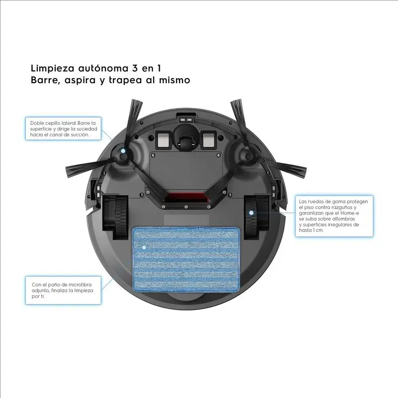 ASPIRADORA ROBOT ELECTROLUX LIMPIEZA AUTÓNOMA 3 EN 1 - Imagen 10