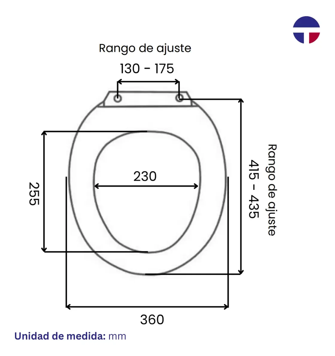 ASIENTO Y TAPA DE CIERRE LENTO DE WC FUSCHER TAUMM BLANCO - Imagen 4