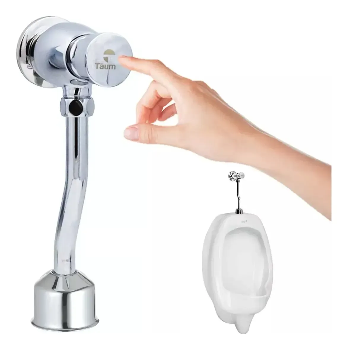 LLAVE TEMPORIZADA URINARIO DESCARGA REGULABLE BOTÓN TAUMM