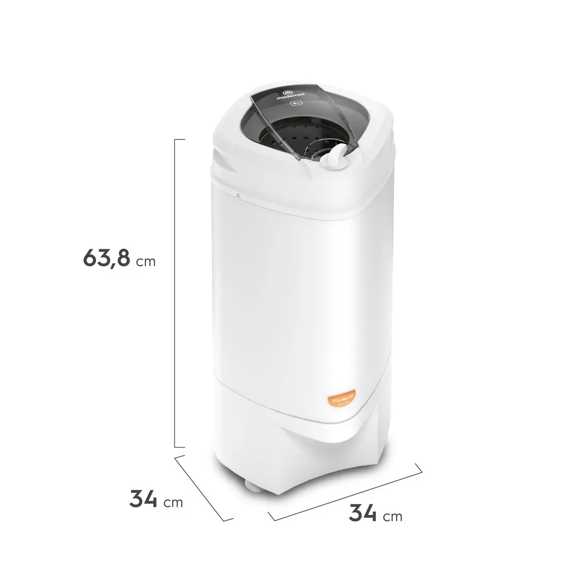 CENTRÍFUGA MADEMSA 5KG PRIMMA 5N CYCLONE CARE - Imagen 2