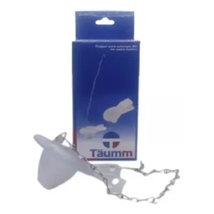 FLAPPER PARA ESTANQUE WC CON CADENA METÁLICA TAUMM