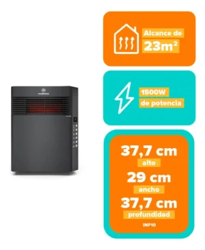 ESTUFA ELÉCTRICA MADEMSA INFRARROJA 1500W
