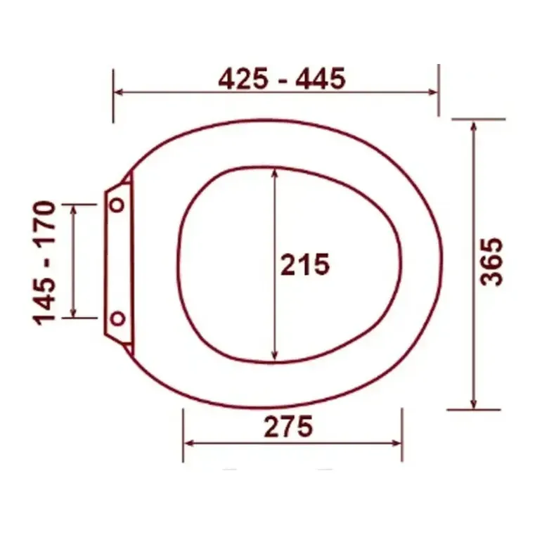 ASIENTO Y TAPA PARA WC COLOMBA BLANCO TAUMM - Imagen 6