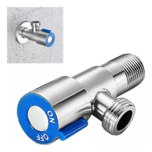 LLAVE ANGULAR HE-HE 1/2 ACERO INOXIDABLE PARA ESTANQUE TAUMM